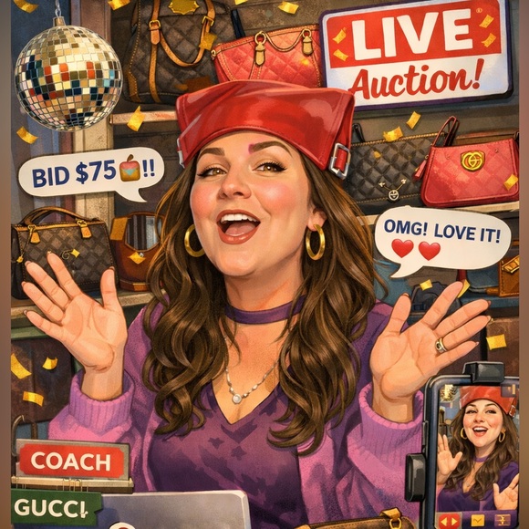 Handbags - Low start live solo at 5CST bags bags bags!